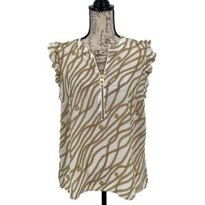 Michael KORS New Chain Print Top